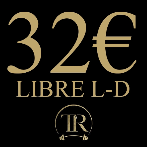 Pase libre de lunes a domingo para entrenar en nuestras instalaciones con nuestro material