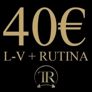 Pase libre de lunes a viernes para entrenar en nuestras instalaciones con nuestro material y tu rutina personalizada